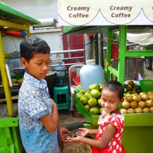 In the streets of Yangon